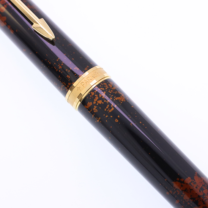 中古)PARKER パーカー 万年筆 プリミア ビゾンフォンセ 純正漆 M（商品
