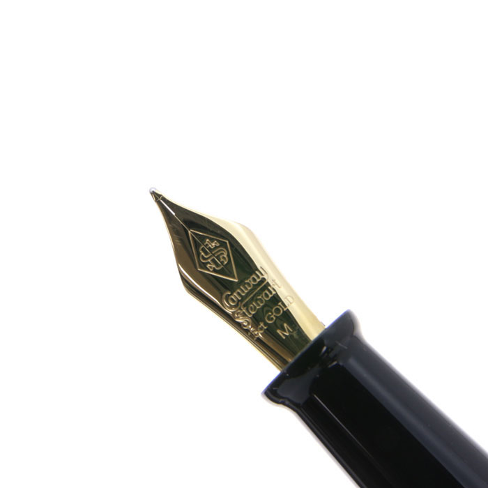 ティファニー　レジン　万年筆　925 ブラック　ペン先　750 Vintage Tiffany（ヴィンテージ ティファニー）Montblanc M/Pencil