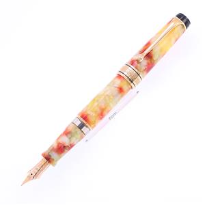 AURORA アウロラ 万年筆 カレイドスコーピオ･ルーチェジャーラ M メイン