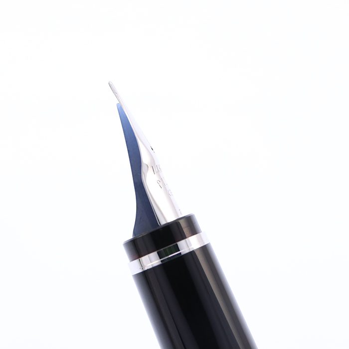 中古)PILOT パイロット 万年筆 エラボー レッド 軟極細字 (金属軸 