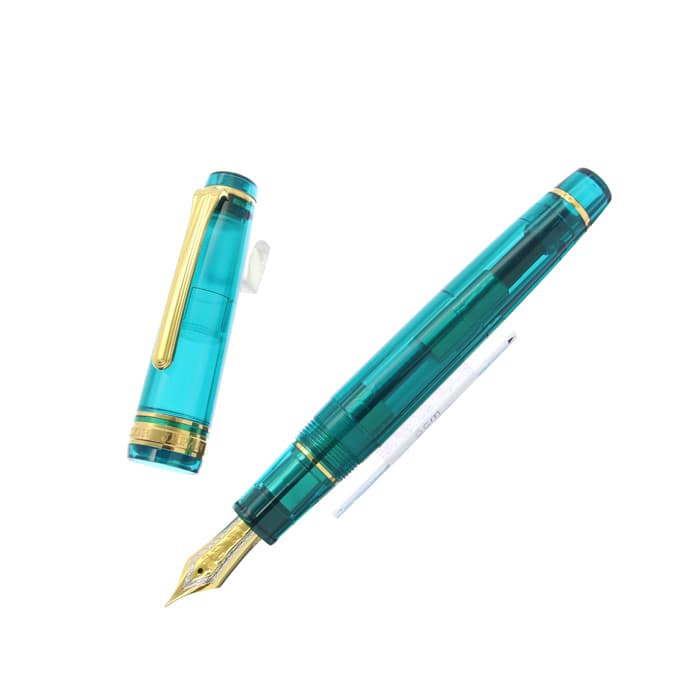 ワンチャー限定 セーラー 万年筆 プロフェッショナルギアターコイズ