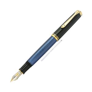 Pelikan ペリカン 万年筆 スーベレーン M800 ブルーストライプ EF メイン
