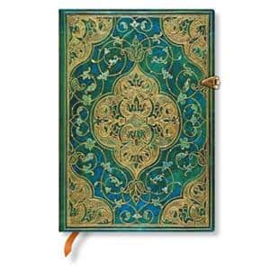 paperblanks ペーパーブランクス ノート ターコイズ ミディ [PB3214-4] メイン