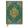 paperblanks ペーパーブランクス ノート ターコイズ ミディ [PB3214-4]