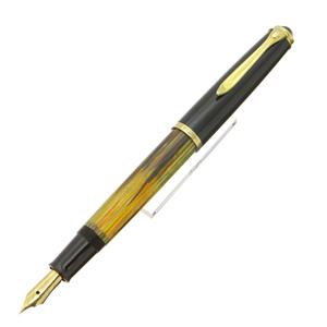 Pelikan ペリカン 万年筆 #400NN 茶縞 ST(速記用) メイン