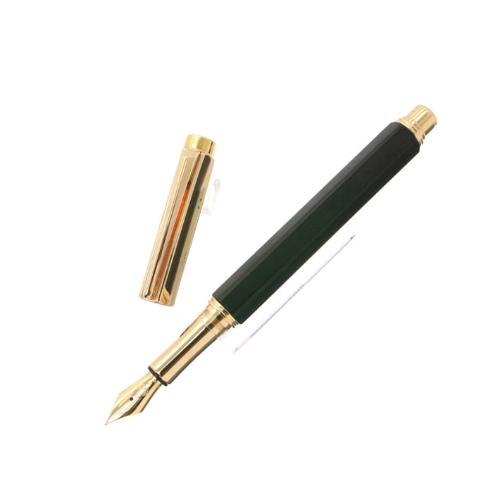 カランダッシュ 万年筆 バリアス エボニー ローズゴールド F 新品)CARAN d'ACHE カランダッシュ 万年筆 バリアス エボニー