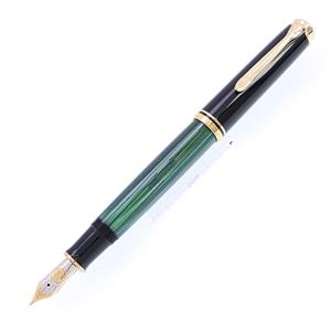 Pelikan ペリカン 万年筆 スーベレーン M800 グリーンストライプ EF メイン
