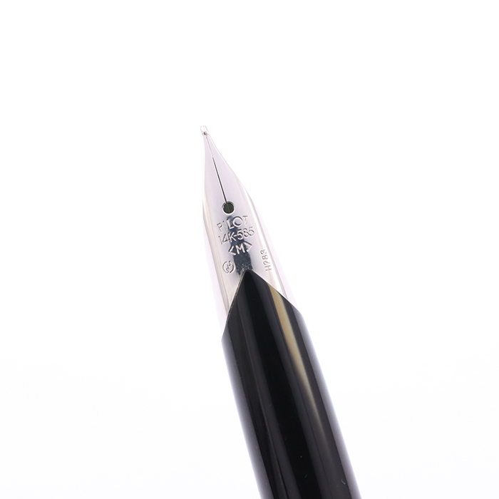 中古)PILOT パイロット 万年筆 グランディ スターリングシルバー 格子