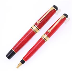 セット 75周年記念 ロッソ 万年筆(M)+ボールペン