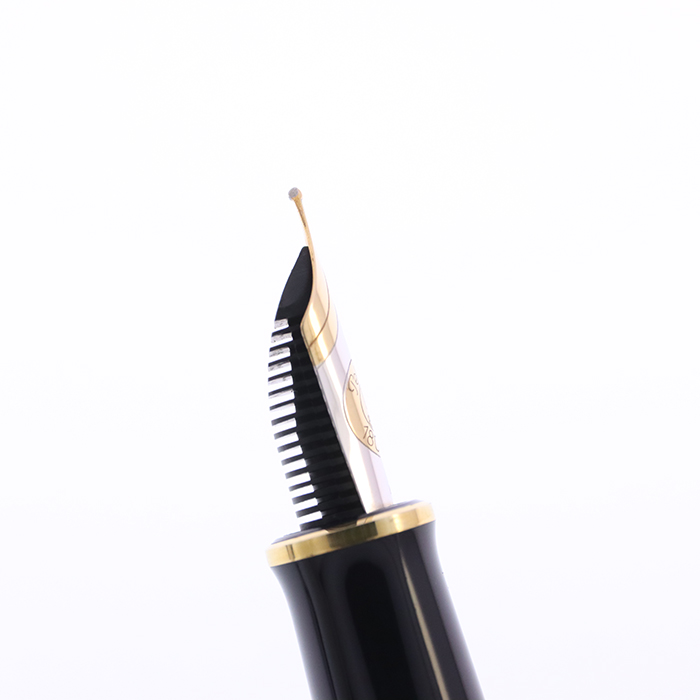中古)Pelikan ペリカン 万年筆 150周年記念 M750 ロールシルバー F (EN