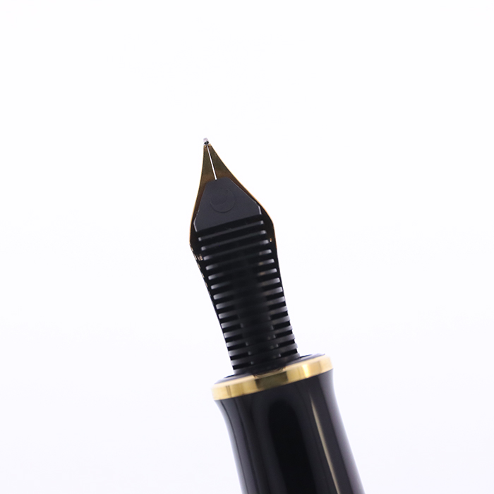 中古)Pelikan ペリカン 万年筆 150周年記念 M750 ロールシルバー F (EN