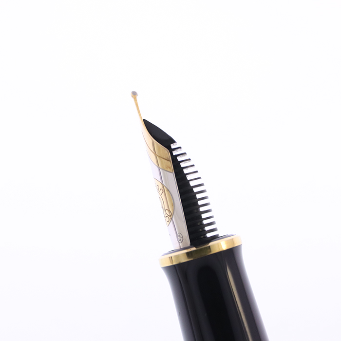中古)Pelikan ペリカン 万年筆 150周年記念 M750 ロールシルバー F (EN