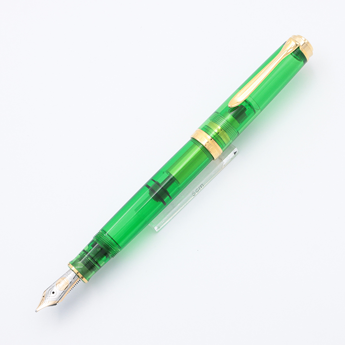 中古)Pelikan ペリカン 万年筆 スペシャルエディション スーベレーン M800 グリーン デモンストレーター  M（商品ID：3717016943388）詳細ページ 万年筆 ボールペンなど高級筆記具の販売・買取｜キングダムノート