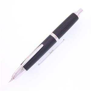 万年筆 キャップレス 木軸 ブラック 極細字