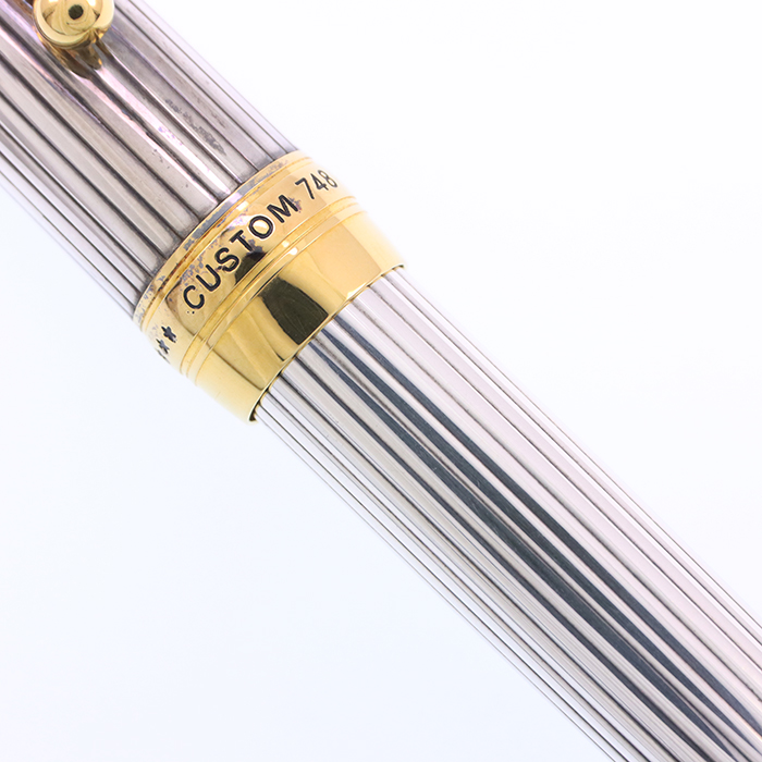 中古)PILOT パイロット 万年筆 カスタム748 スターリングシルバー