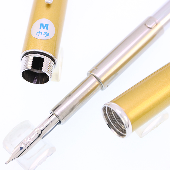 PILOT パイロット万年筆 キャップレスデシモハーベストイエローMニブ（中字） 中古)PILOT パイロット 万年筆 キャップレス デシモ ハーベスト