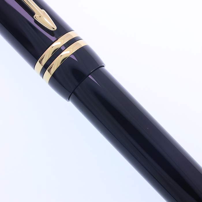 パーカー 万年筆 デュオフォールド インターナショナル ブラックGT XF 中古)PARKER パーカー 万年筆 デュオフォールド ブラックGT