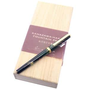 PLATINUM プラチナ 万年筆 18Kスタンダード 美巧 金沢箔 #46 紅葉 中字 メイン