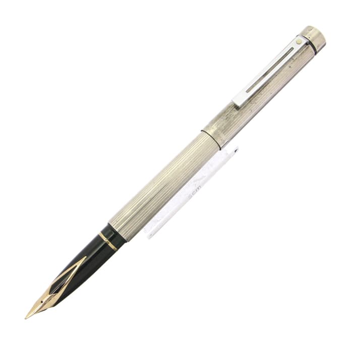 中古)SHEAFFER シェーファー 万年筆 タルガ 1004 ライン スターリング