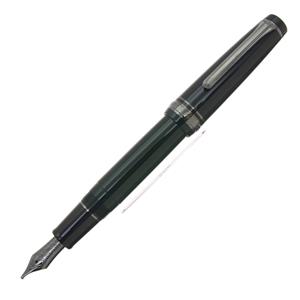 Sailor 1911 Large Black Gold Trim 21K Gold Medium Point 1円～ お