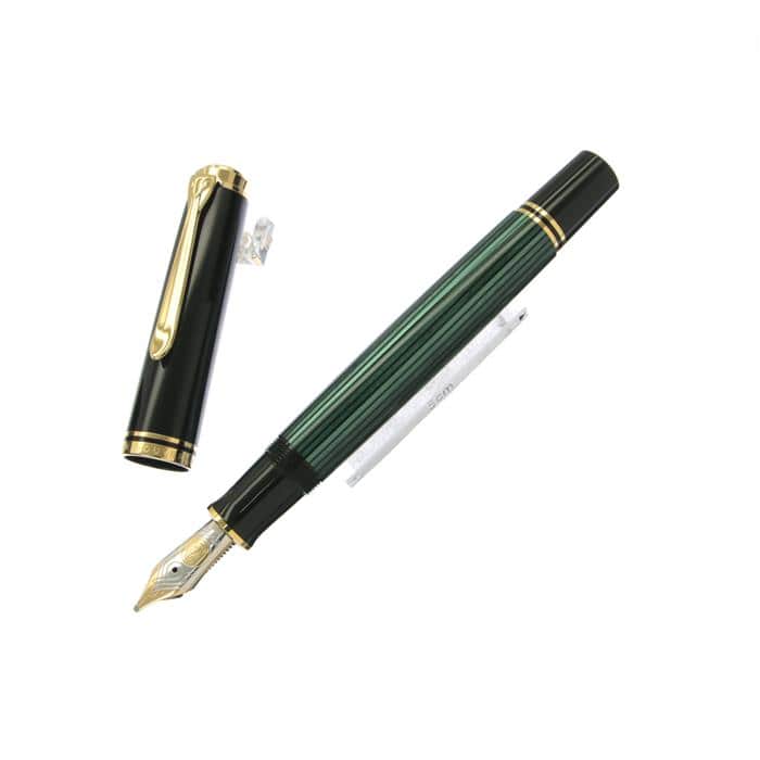 新品)Pelikan ペリカン 万年筆 スーベレーン M800 グリーンストライプ