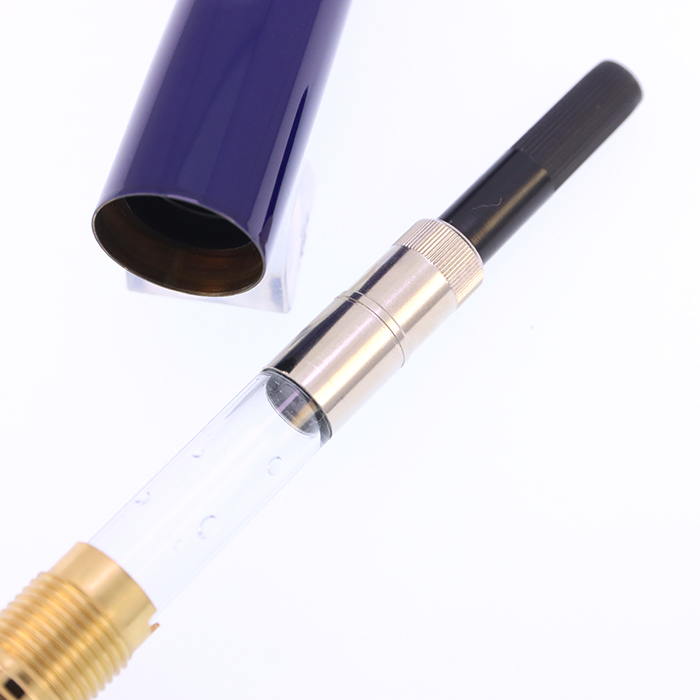 中古)WATERMAN ウォーターマン 万年筆 レタロン ネイビーブルー M
