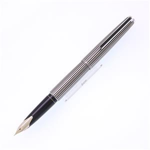 万年筆 カスタム ストライプ 18K-WG/極細字