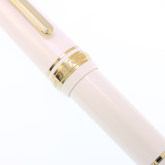 試筆のみ　旧型　ズームニブ　Z 14金　セーラー　万年筆　ホワイトゴールド 中古)SAILOR セーラー 万年筆 プロフェッショナルギア スリム ミニ 金