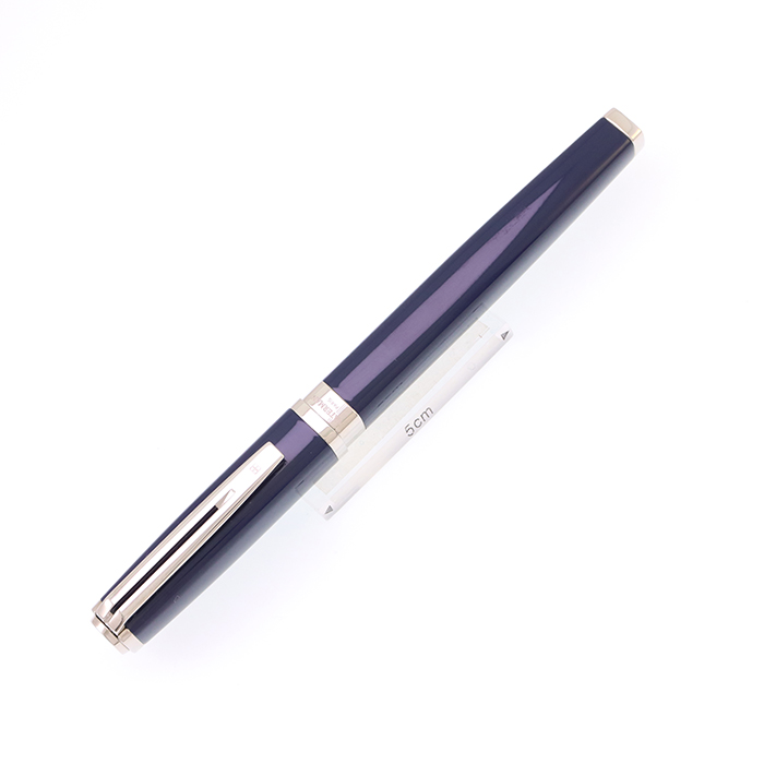 ウォーターマン　エクセプション・スリム・ブルー　字幅F万年筆 中古)WATERMAN ウォーターマン 万年筆 エクセプション・スリム ブルー