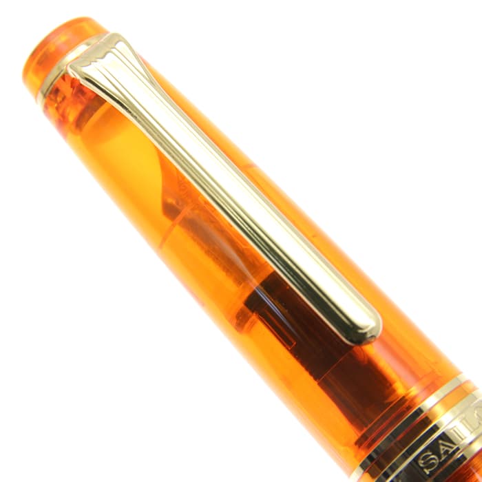 セーラー万年筆限定プロギヤスリム　スケルトンオレンジmade in japan 詳細ページ | 万年筆 ボールペンなど高級筆記具の販売・買取