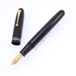 万年筆 ナミキ ウルシコレクション 漆黒 リング 中細字