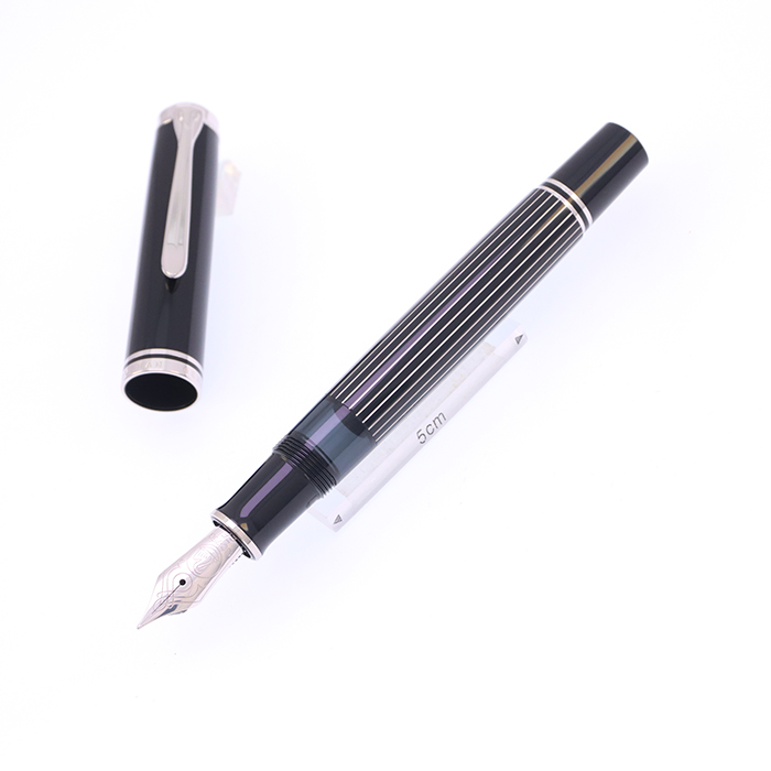 Pelikan 万年筆 M815メタルストライプ Pelikan ペリカン 万年筆 スーベレーン M815 メタルストライプ EF