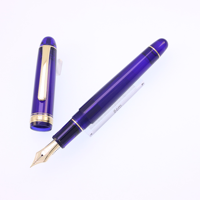 中古)PLATINUM プラチナ 万年筆 #3776 センチュリー シャルトルブルー