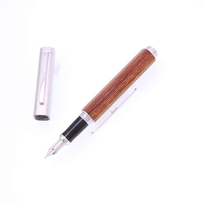 中古)PILOT パイロット 万年筆 クアトロ89 ブラウン 細字（商品ID