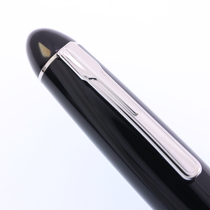 中古)PLATINUM プラチナ 万年筆 プレジデント シルバートリム ブラック