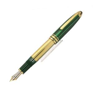 MONTBLANC モンブラン 万年筆 マイスターシュテュック ソリテール #22146 ニコライI世 マラカイト バーメイル F メイン