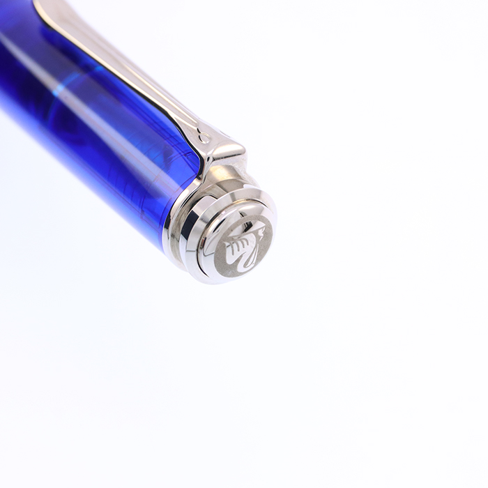 中古)Pelikan ペリカン 万年筆 スーベレーン M605 マリーンブルー F