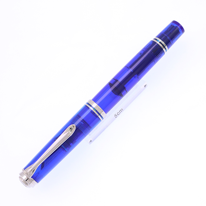 中古)Pelikan ペリカン 万年筆 スーベレーン M605 マリーンブルー F