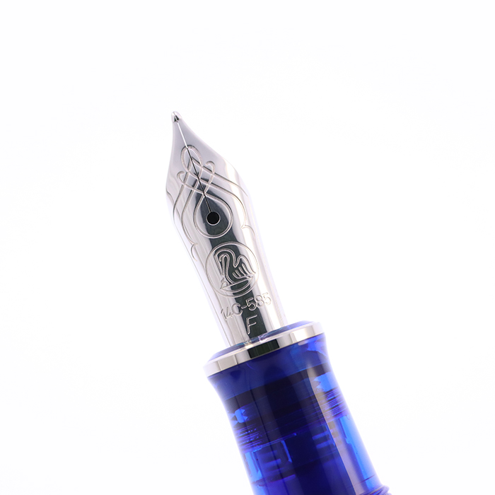 中古)Pelikan ペリカン 万年筆 スーベレーン M605 マリーンブルー F