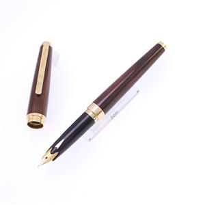 万年筆 世界の銘木シリーズ 黒檀 23K/太字 (旧型)