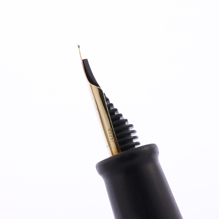 中古)NAKAYA 中屋万年筆 万年筆 ライター ポータブル 黒ヘアライン 軟