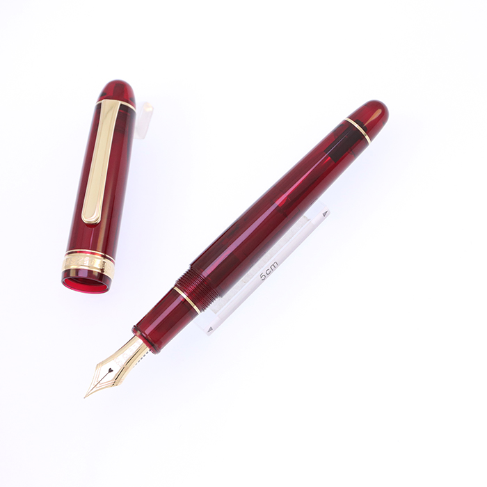 中古)PLATINUM プラチナ 万年筆 #3776 センチュリー ブルゴーニュ PNB