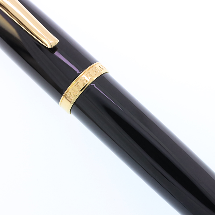 中古)WATERMAN ウォーターマン 万年筆 カレン ブラック・シーGT F