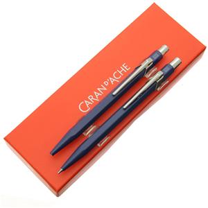 CARAN d'ACHE カランダッシュ セット 849 インディゴブルー ボールペン＋メカニカルペンシル0.7mm メイン