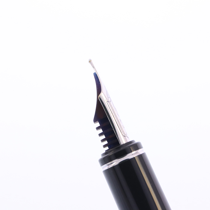 中古)PILOT パイロット 万年筆 グランセ ロジウムコンビ ブラック