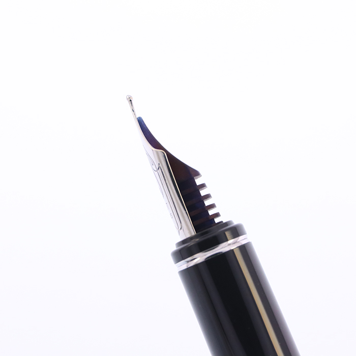 中古)PILOT パイロット 万年筆 グランセ ロジウムコンビ ブラック