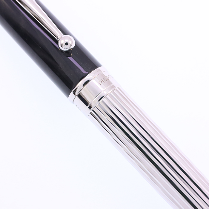 中古)PILOT パイロット 万年筆 グランセ ロジウムコンビ ブラック