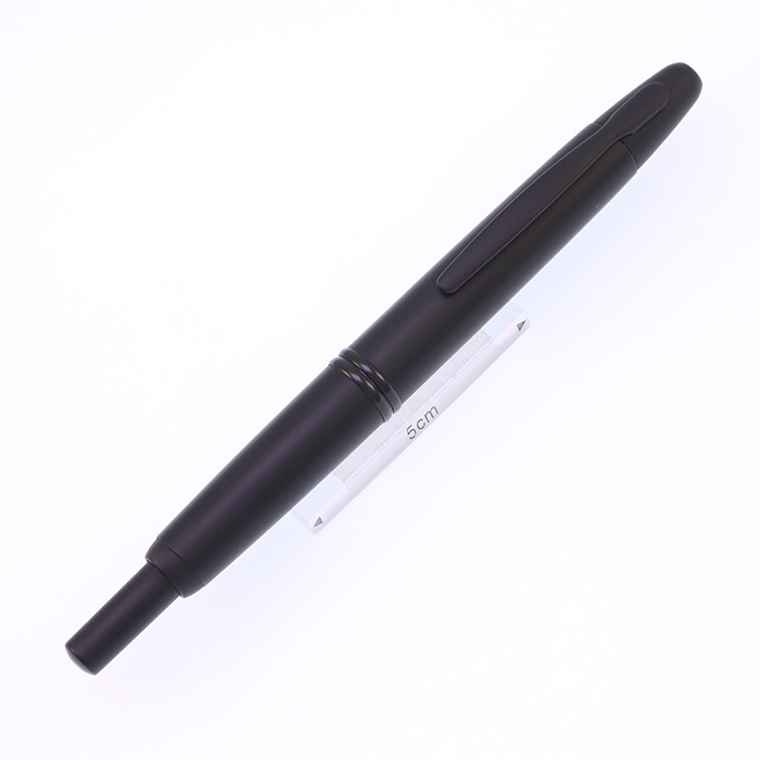中古)PILOT パイロット 万年筆 キャップレス マットブラック 細字 