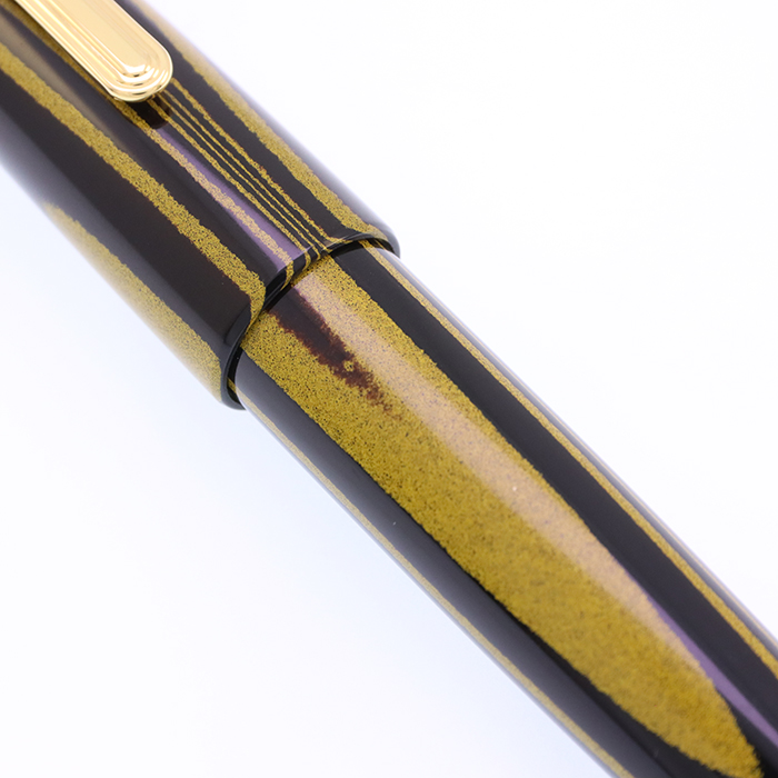 中屋万年筆 ライターピッコロ 黒溜 細字 総エボナイト 中屋万年筆 ピッコロ ライター 黒溜 NAKAYA Piccolo Writer Kuro