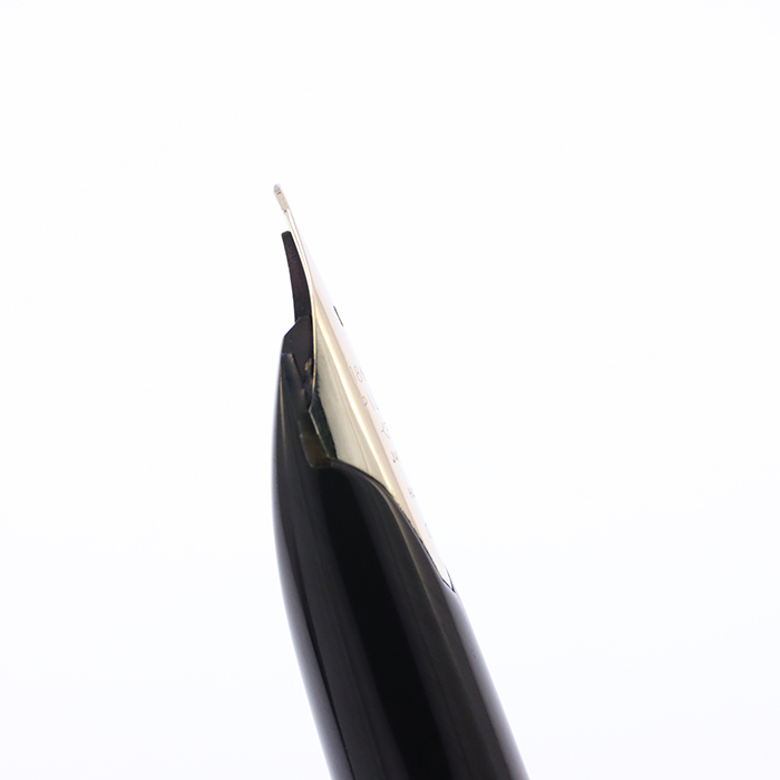 中古)PILOT パイロット 万年筆 カスタム ホワイトストライプ 18K-WG